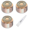 Generation 3 Facial Hair Remover Replacement Heads for Finishing Touch Flawless,Double Precision Blades Replacement Heads Compatible with Finishing Touch Flawless Gen 3,Pack of 3.