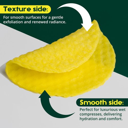 Kojic Acid and Turmeric Cleansing Pads - 100 Pads | Enriched with Ginger Root Oil & Amino Acids | for Face & Body - 100pcs