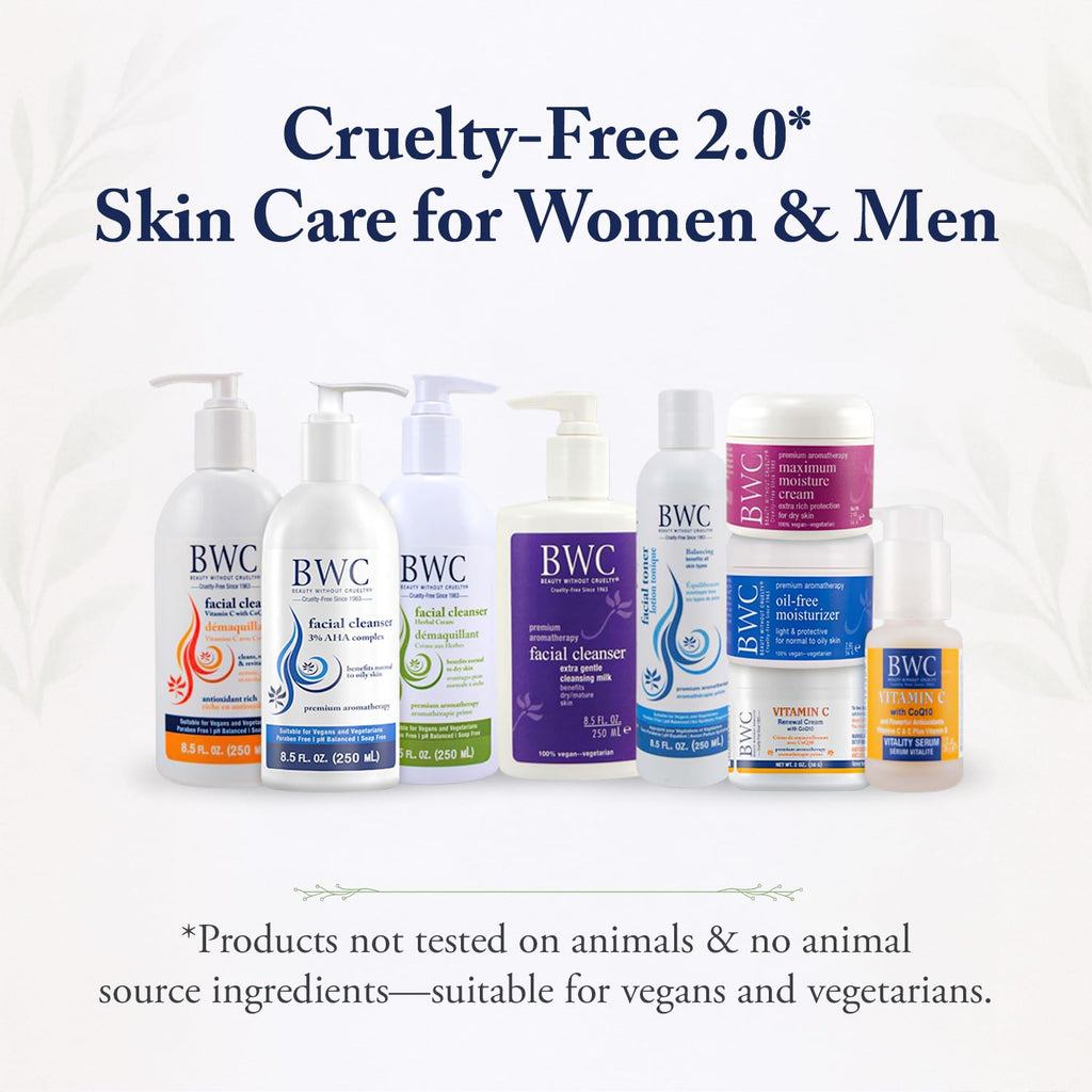 Beauty without Cruelty Renewal Moisturizer Vitamin C with coq10 2oz