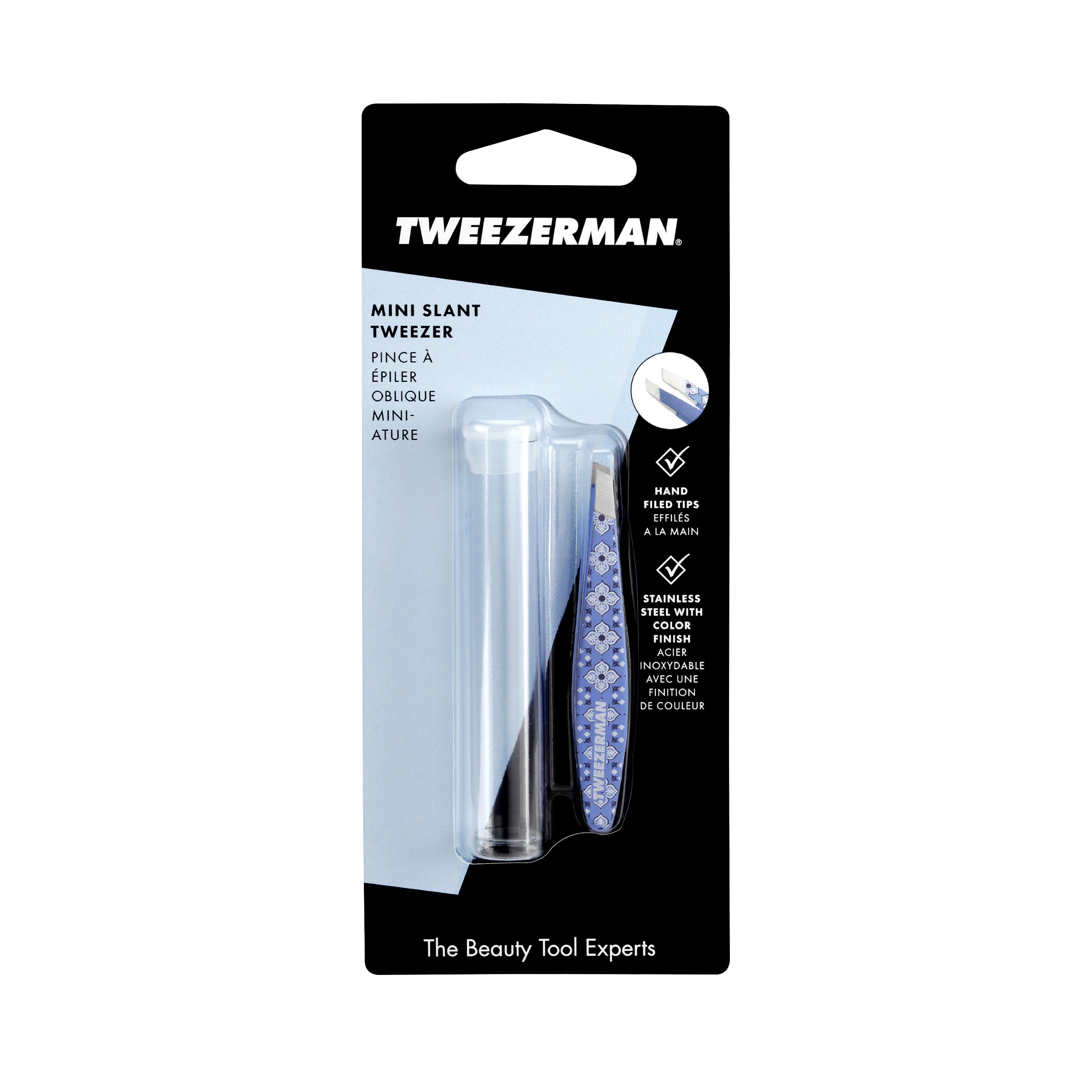 Tweezerman Mini Slant Tweezer – Tweezerman Tweezers for Eyebrows Lisbon Sea