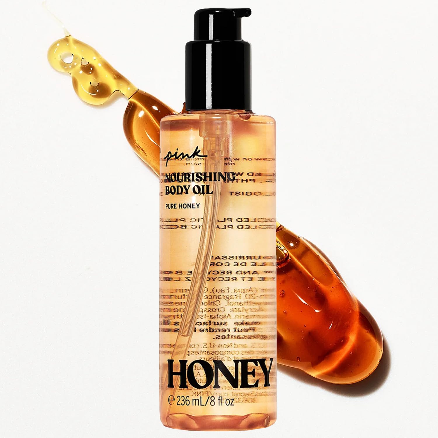 Victoria's Secret Pink Honey Body Oil - Soothing Moisturizer for Soft Skin | 8 oz.
