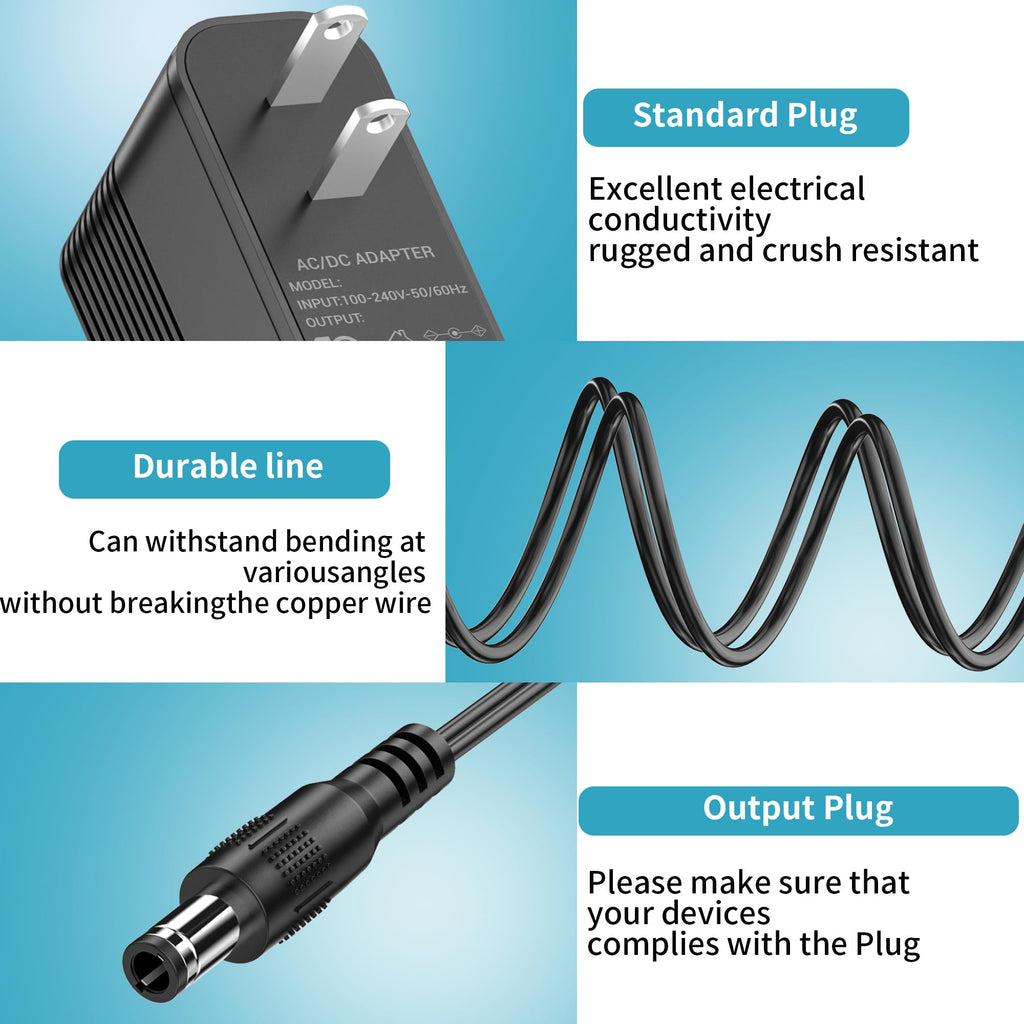 Charger for 29.6V Battery Cordless Vacuum Cleaer, 36V Adapter Compatible with INTETURE BP20 550W 45Kpa Cordless Vacuum Cleaner Power Supply