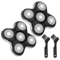 2 Pack Pro Head Shaver Replacement Blades Compatible with Remington Balder Pro Head Shaver Model XR7000, 5 Dual Track Heads for Remington Shaver, Precision Electric Shaving for Bald Men