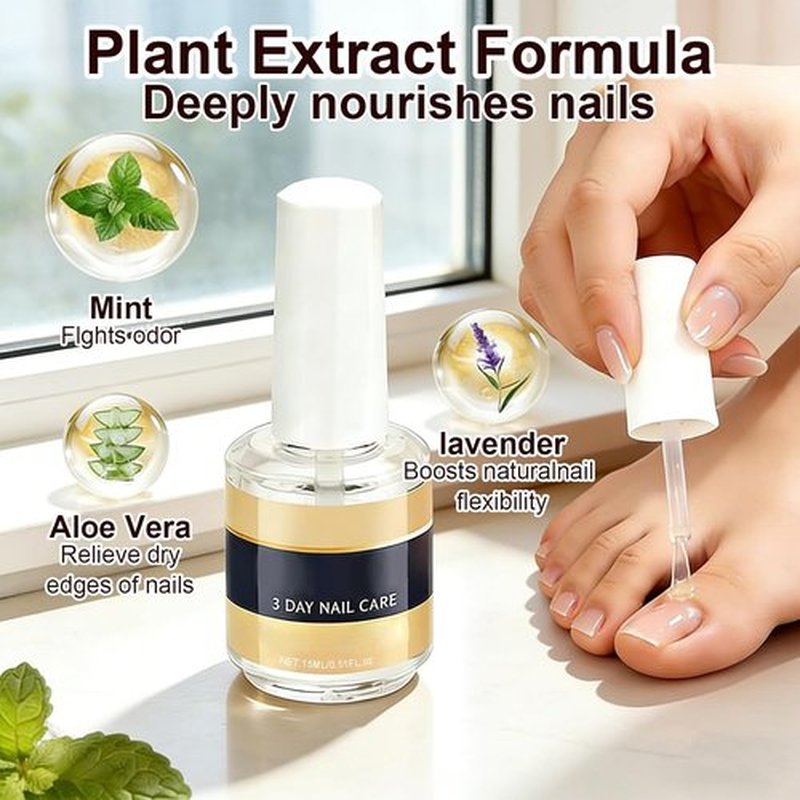 Keratin Nail Care Oil - Deep Moisturizing Treatment for Strong, Glossy Nails | Aloe Vera & Lavender (16ml/0.56oz Each)