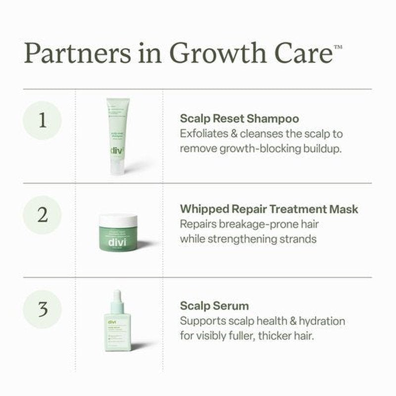 Divi Clarifying Scalp Reset Shampoo, Weekly Deep Cleansing Treatment for Product Buildup and Hard Water