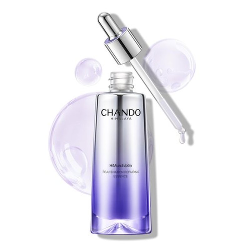 CHANDO HIMALAYA Advanced Repair Face Serum (35mL/1.18oz) - Anti Aging Hydrating Essence with Rose Extract & Hyaluronic Acid & Peptide for Renew Resurfacing, Visibly Hydrates & Plumps Skin