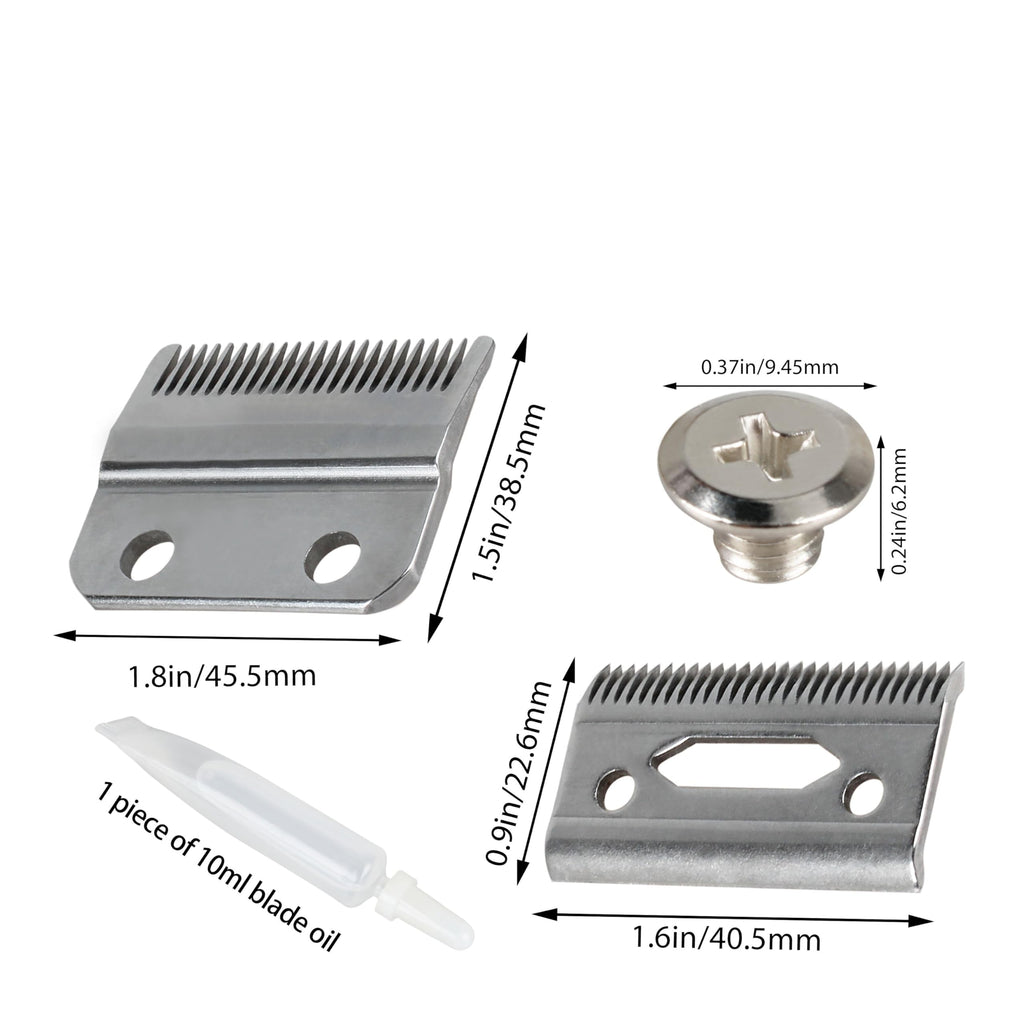 2228 Professional Wedge Blade for Wahl Professional 2 Hole Standard Wedge Clipper Blade, Replacement for the 5 Star Series Legend Clipper for Professional Barbers and Stylists