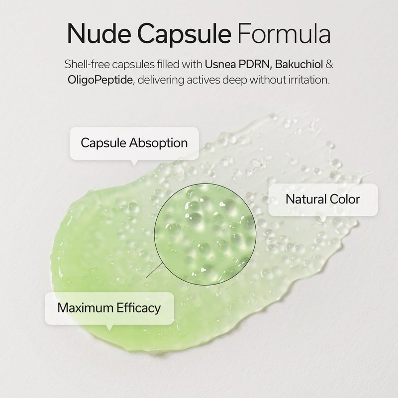 usnear FOREST Wrapping Layer Cream - PDRN & Bakuchiol Face Cream for Elasticity, Firming & Radiance - Korean Skincare for Sensitive Skin, 1.69 fl oz