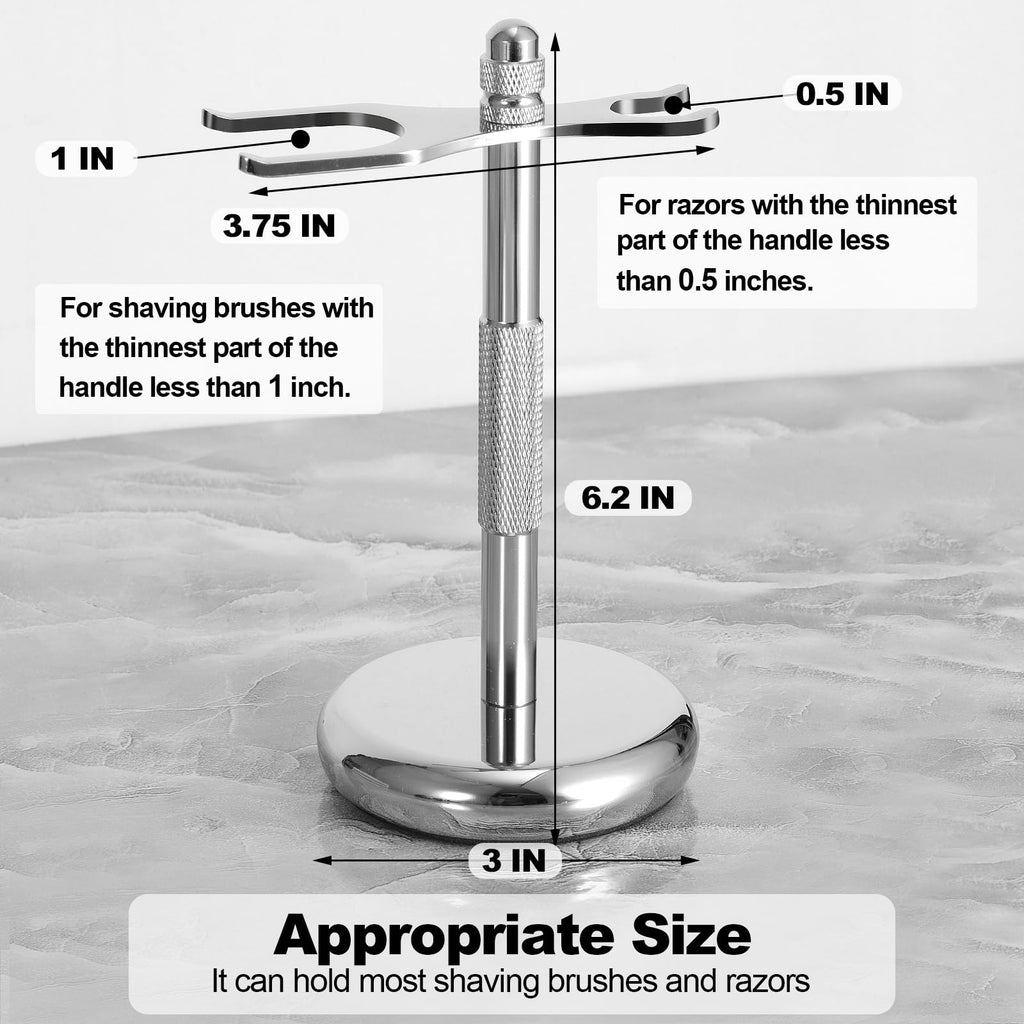 Nfijnlt Safety Razor Stand, Razor Holder for Men Shaving Brush Stand