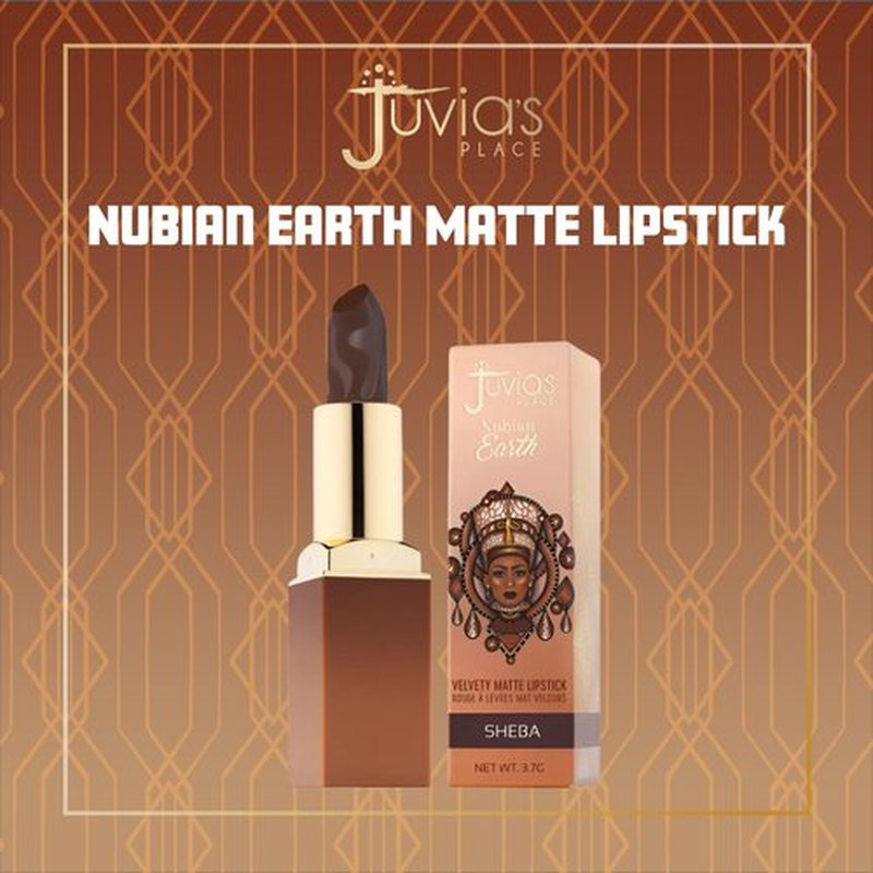 Juvia's Place Nubian Earth Matte Lipstick Sheeba - Hydrating Long-lasting Lipstick, Richly Pigmented Lip Makeup, Creamy with Matte Finish Beauty & Lip Care Product