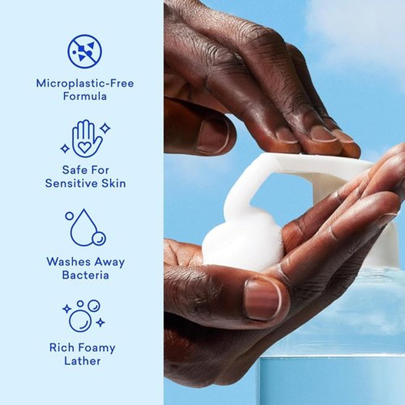 BLUELAND Hand Soap Duo - 2 Refillable Glass Dispensers with 8 Scented Refill Tablets | 8 x 9 Fl Oz