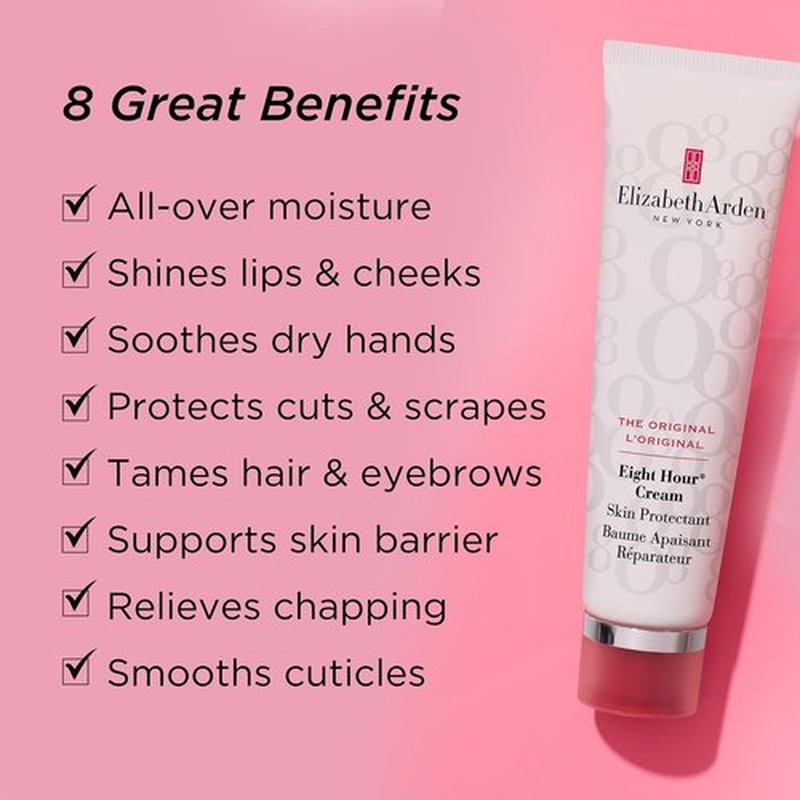 Elizabeth Arden Eight Hour Cream - All-Purpose Moisturizing Balm for Dry Skin, Hands, Lips & Feet