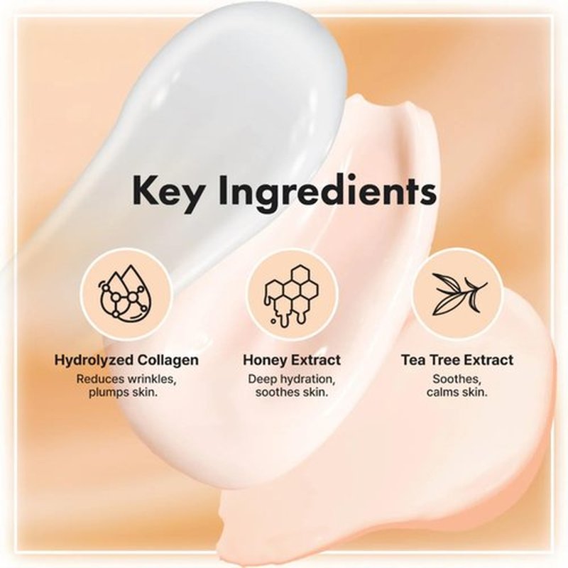 Naisture Face Moisturizer for Brightening, Soothing & Lightweight Daily Hydration for All Skin Types (Collagen Moisturizer, 2.03 Fl Oz (Pack of 1)