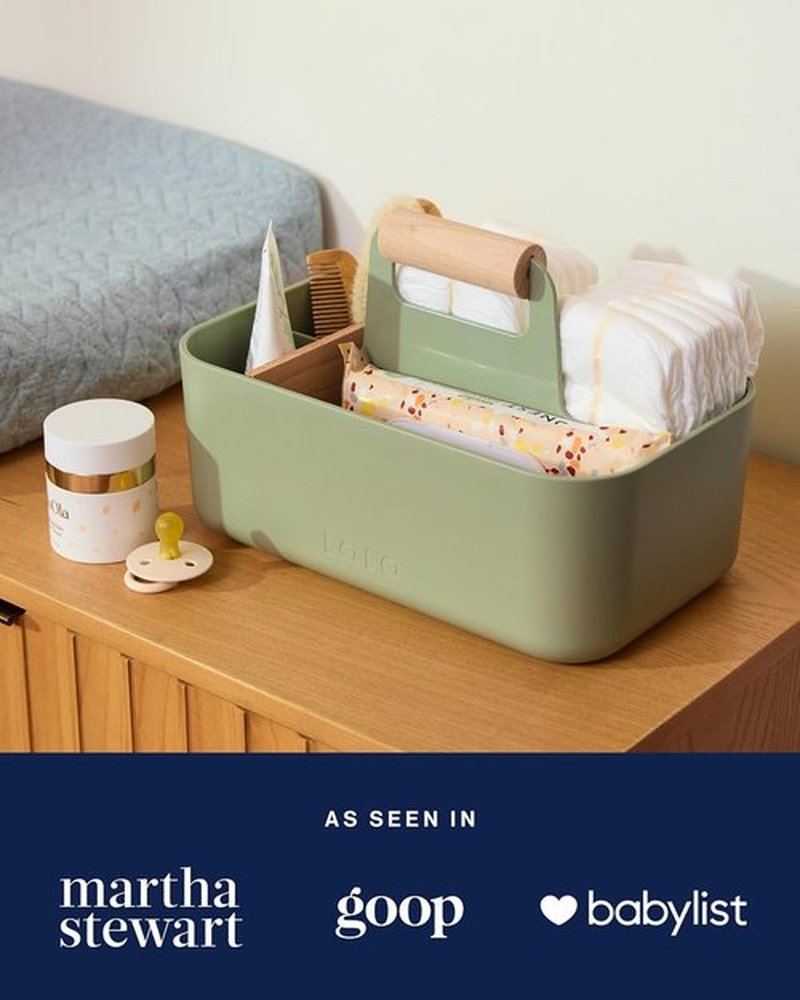 Lalo The Caddy - Versatile Multi-Purpose Storage Solution with Removable Dividers - Coconut Color