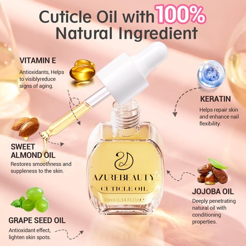 AZUREBEAUTY Nail Polish Gel Remover Tools Kit with Nail Clips, 150ml Remover Bottle, 10ml Cuticle Oil, 100 Nail Remover Cotton Balls, Cuticle Pusher Peeler Brush, 100/180 Nail File, Buffer Tools