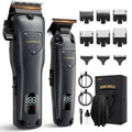 SUPRENT Hair Clippers for Men Professional, USB-C Rechargeable Cordless Clippers for Hair Cutting, Mens Hair Clippers and Trimmer Kit for Barber with LED Display for Barbers & Home Use
