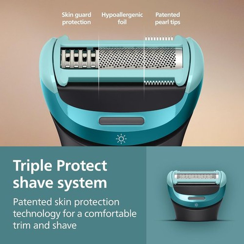 Philips Norelco Body Groomer 9000 Series - 100% Showerproof Men's Hair Trimmer & Intimate Shaver with UV Cleaner | BG9480/50