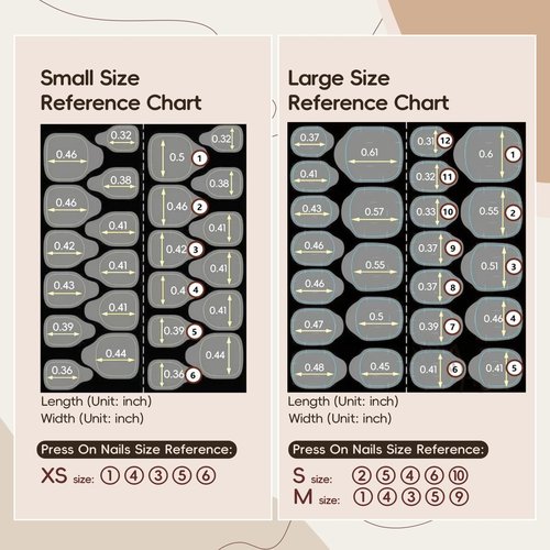 Nail Adhesive Tabs 25 Sheets 600 PCS Long Lasting 12 Sizes Strong Glue Stickers for Press Ons Nail Sticky Tabs 0.3mm Ultra-Thin Waterproof for Shower Suitable for Home DIY Use(M/L)