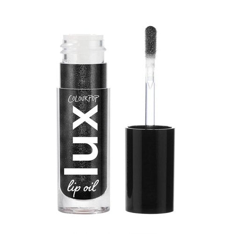ColourPop x Twilight Lux Lip Oil - Hydrating Sheer Tinted Formula with Chamomile & Calendula - Nourishing Black Lip Oil - Team Jacob (0.16 oz)