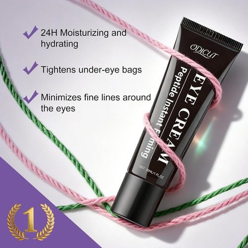 Temporary Instant Eye Tightener Cream – 30 ML Under Eye Cream for Men & Women, Helps Improve the Appearance of Dark Circles, Puffiness & Fine Lines, Anti-Aging & Firming, Mild Hydrating Formula,1PACK