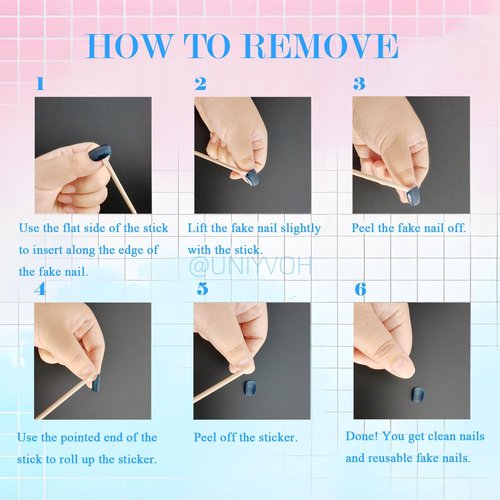Short Square Press on Nails Handmade False Nails with 3D Designs/Charms, Cute Reusable Fake Stick on Acrylic Tips (Butterfly+Golden, Small)