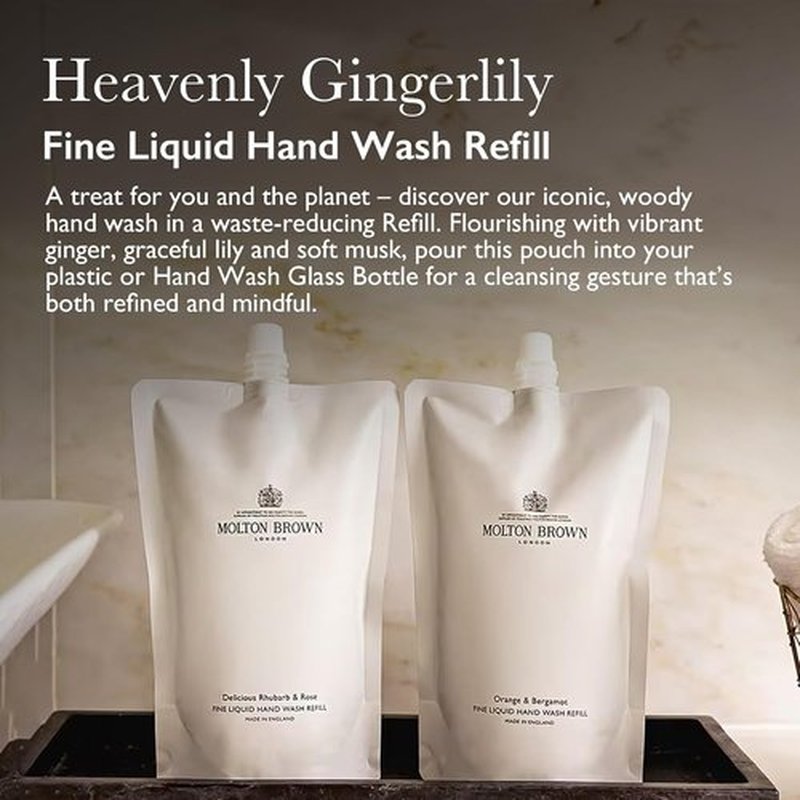 Molton Brown Liquid Hand Wash Refills - Luxurious 13.5 fl. oz. Size for Ultimate Cleanliness