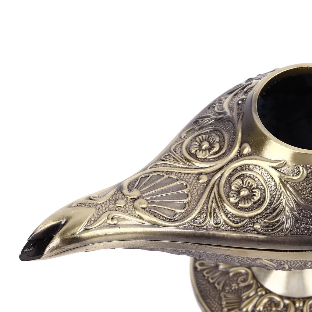NSXAYIWE Aladdin Genie Lamp, Vintage Arabian Nights Costume Prop Lamp