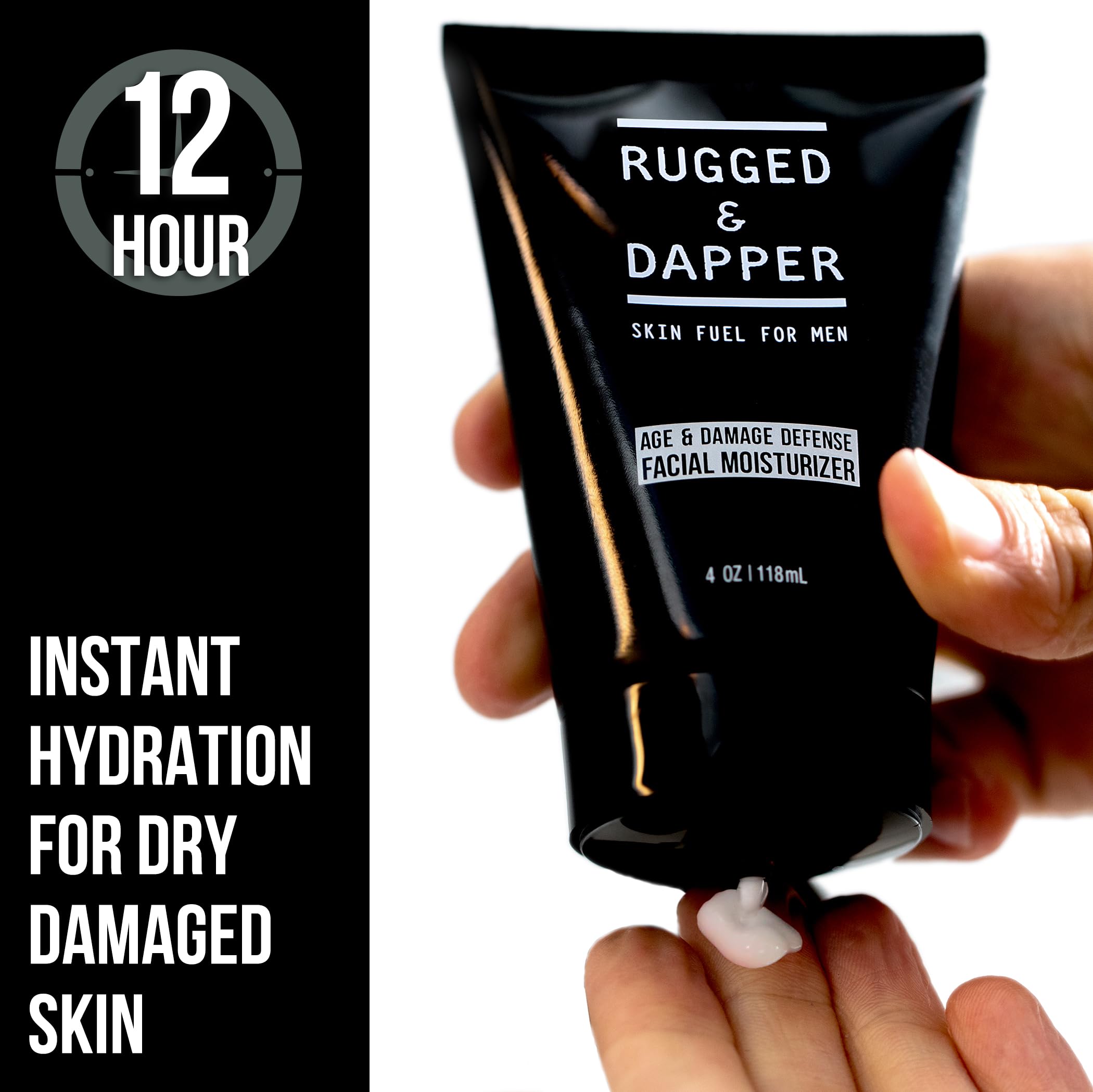 Men's Face Moisturizer for Dry Skin & Oily Skin - Unscented Mens Lotion for Face, Mens Face Lotion, Facial Moisturizer Face Cream, Anti Aging Face Moisturizer for Men, Use as After Shave Lotion PARENT