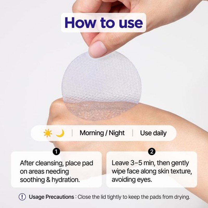 PONGDANG Dewy Glow Azulene Gel Toner Pad | Cooling Calm | Korean Gel Toner Pads with Guai Azulen, Chamomile | Soothing, Radiance & Uneven Skin Tone | Korean Skin Care