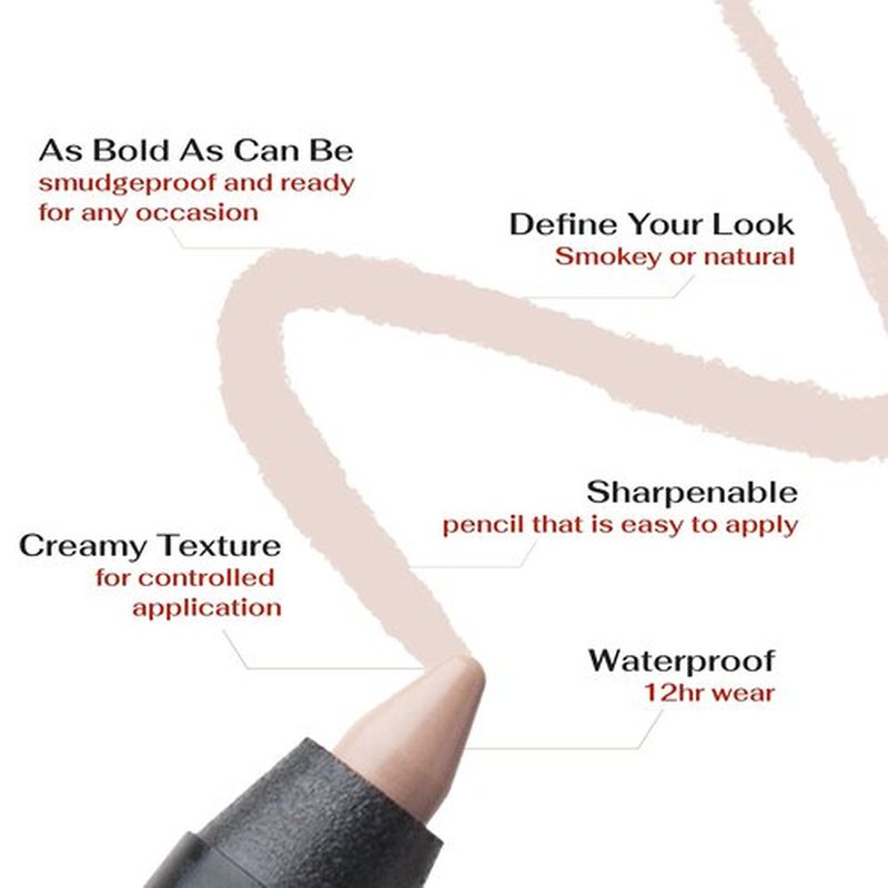 K7L Nude Waterline Eyeliner Pencil - Longwear, Creamy & Waterproof for an Awake Eye Look
