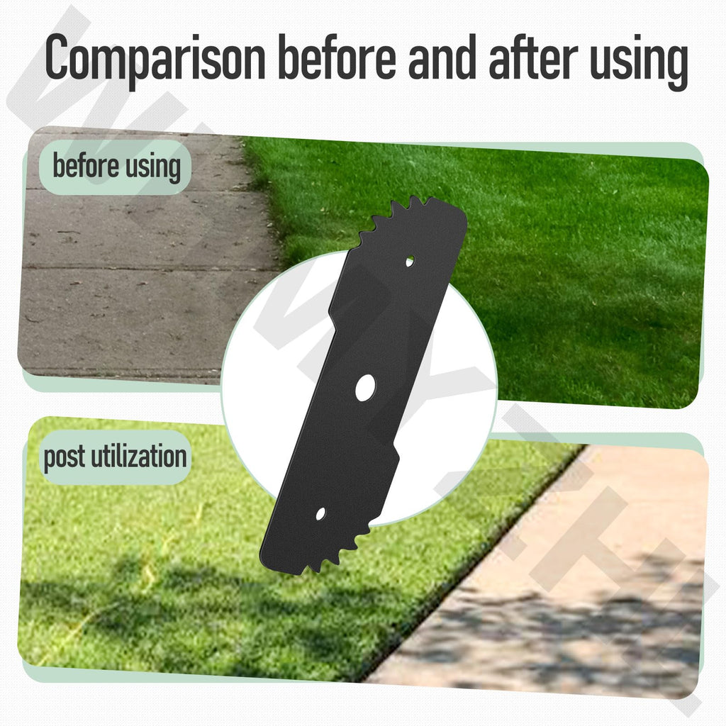 WHMYZHL (6 Pack) EB-007 7-1/2" Edge Hog Heavy Compatible with Black Decker LE750 LE710 LE760FF LE760/Craftsman CMEED400 String Trimmer/Edger, Duty Edger Replacement Blades - with 4-Wear Indicators