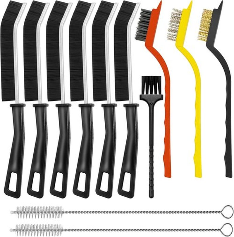 Crevice Cleaning Brush Set - Hard Bristle Grout Scrub & Multifunctional Gap Cleaner | 12PCS for Home Essentials