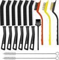 Crevice Cleaning Brush Set - Hard Bristle Grout Scrub & Multifunctional Gap Cleaner | 12PCS for Home Essentials