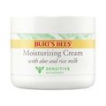 Burt's Bees Sensitive Moisturizing Cream, With Aloe Vera and Rice Milk, Face Moisturizer for Sensitive Skin, 98.8 Percent Natural Origin Skin Care, 3 oz. Package