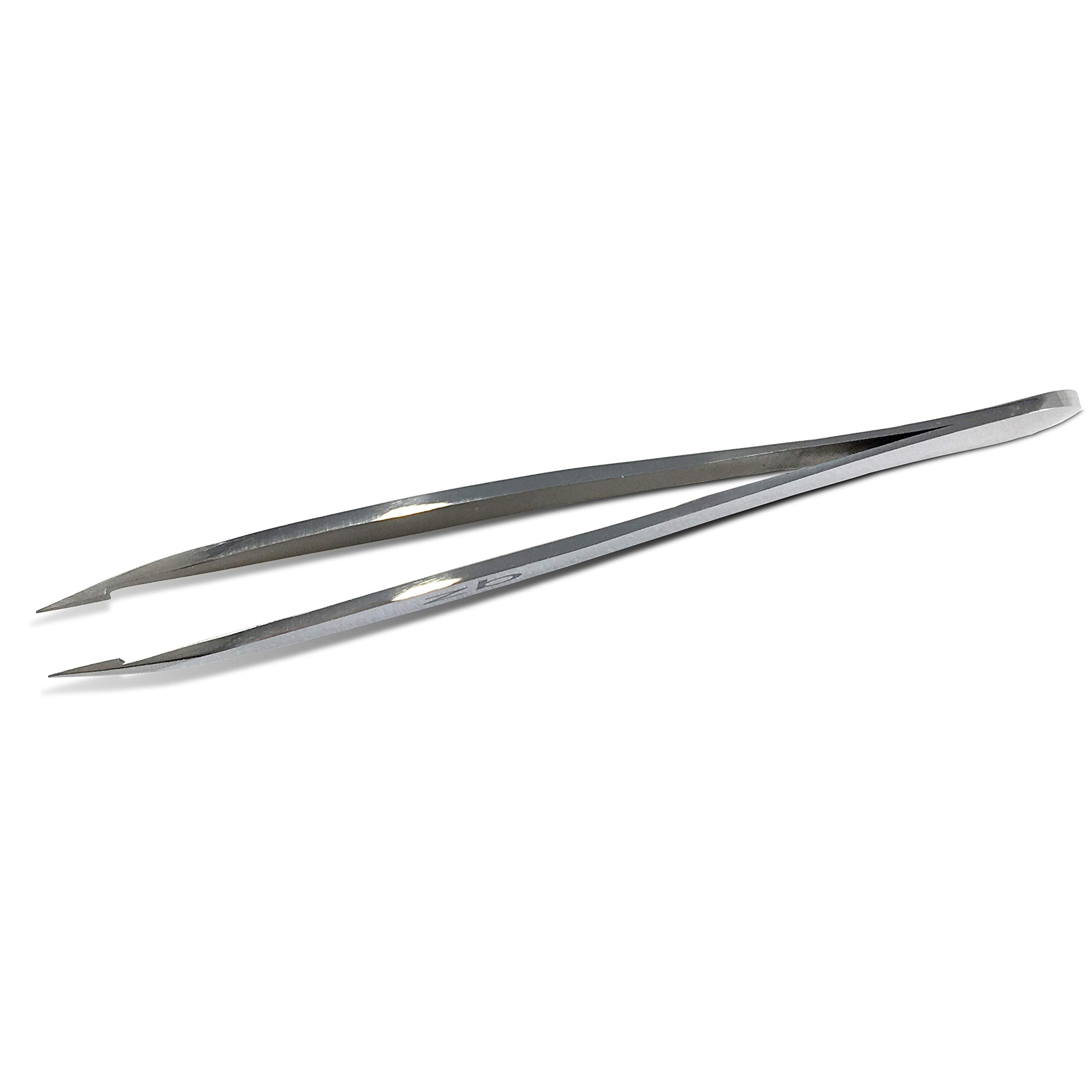 Zizzili Basics Elite Series Tweezers - Surgical Grade Stainless Steel - Precision Pointed Tweezer for Professionals
