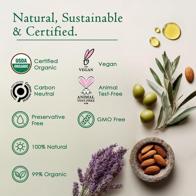 Ancient Greek Remedy Body Oil - Organic Moisturizer for Dry Skin | Nourishing Almond & Lavender Blend - 4 oz