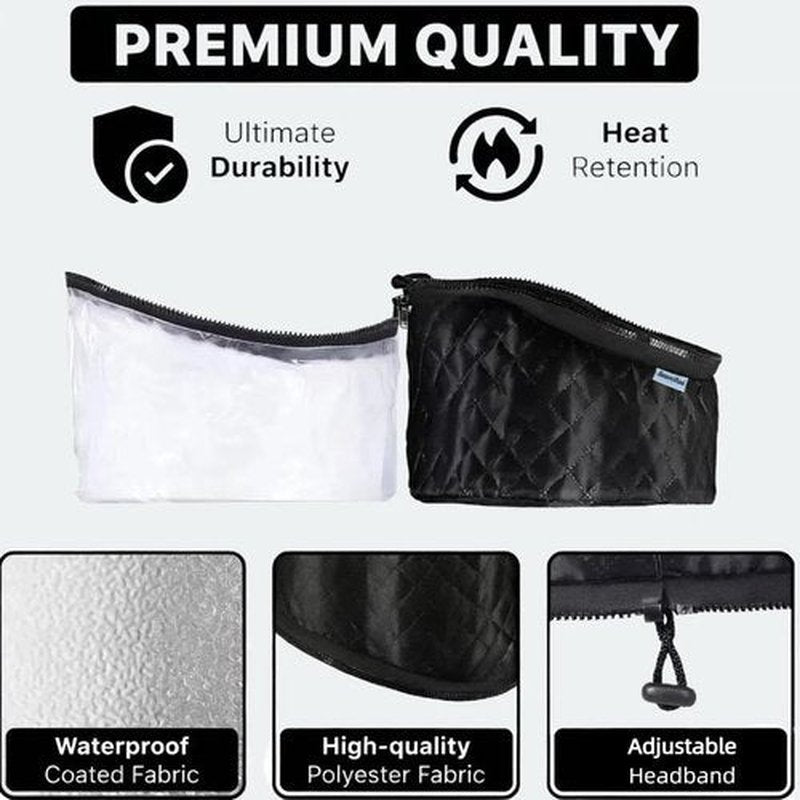 Hair Steamer for Natural Hair (Home Use) - 10-Speed Temperature Control, Fast Heating & Deep Strand Nourishment
