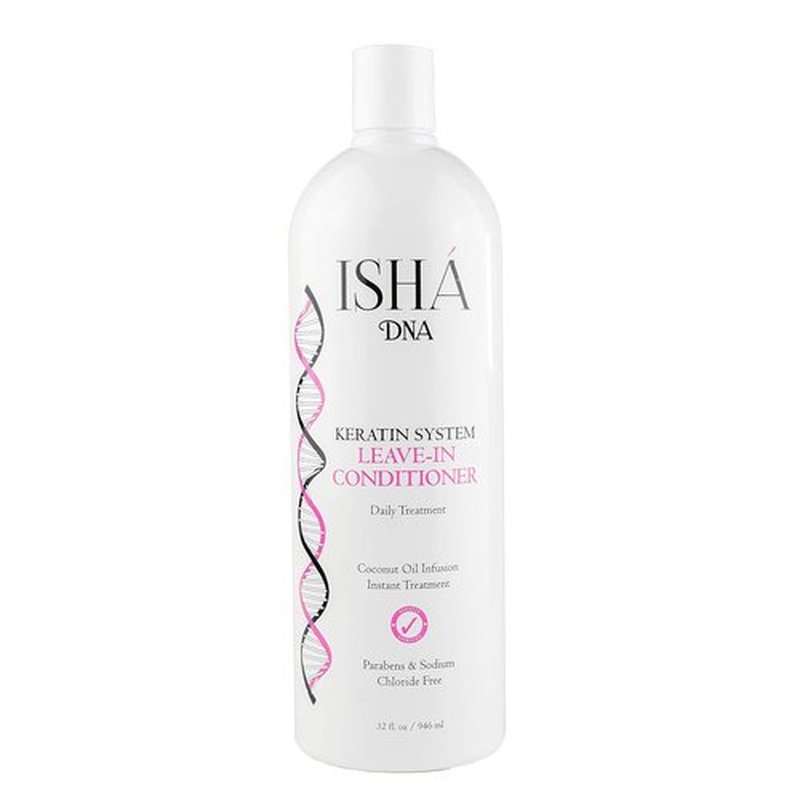 **Keratin Treatment System Leave-In Conditioner - Sulfate-Free Daily Damage Control - Coconut & Argan Oil Infused (32 Fl oz)**