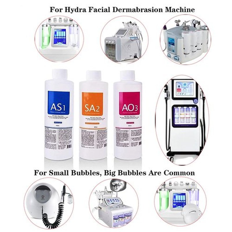 Marfort AS1 SA2 AO3 Aqua Peeling Solution Top Salon Skin Scrub Hydra Special Small Bubble (40fl oz)