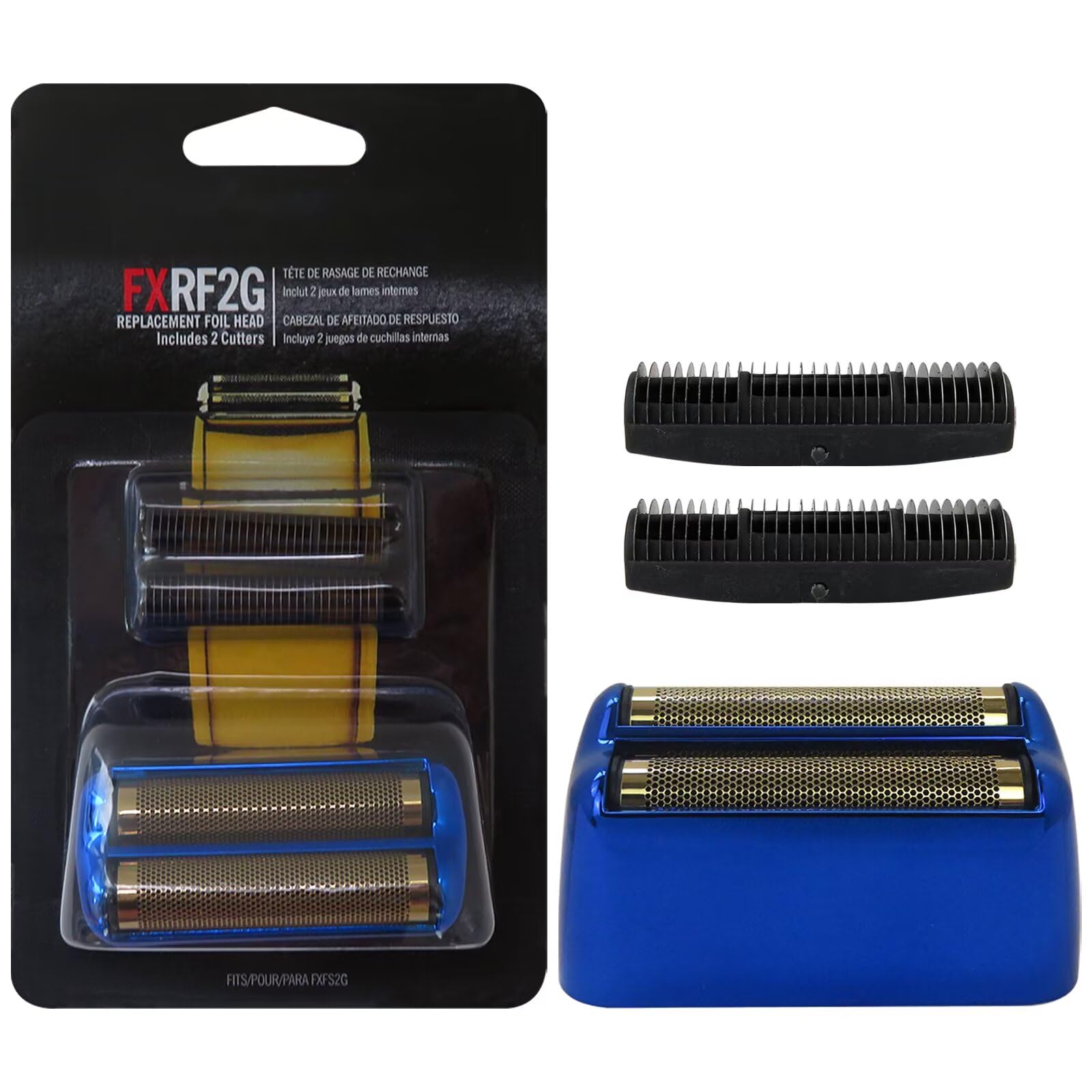 HaeKap Latest Version Replacement Foil Double Foil Head for FoilFX02 Silver Shaver FXRF2S