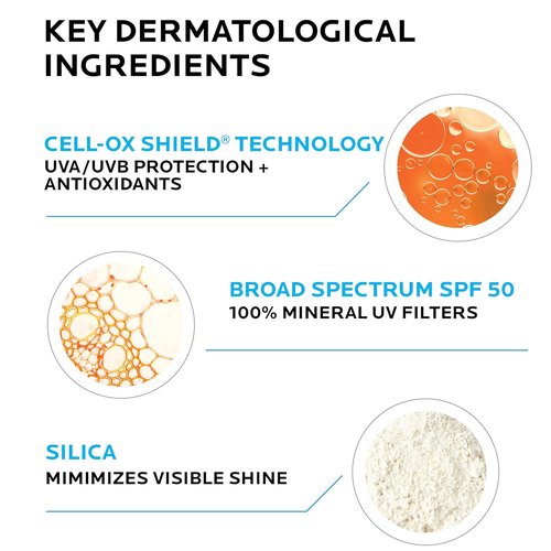 La Roche-Posay Anthelios Mineral Sunscreen SPF 50 - Gentle Lotion for Face & Body | Broad Spectrum Protection, Oil-Free
