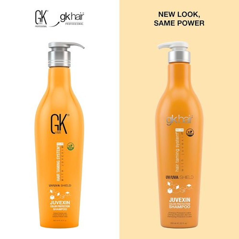 GK HAIR Shield Shampoo - Color Safe Formula with UV Protection & Aloe Vera | 22 Fl Oz, Vegan & Hydrating