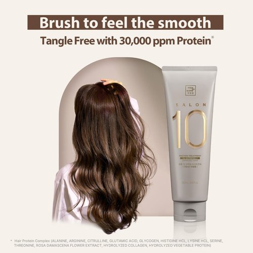 Mise En Scene Salon 10 Protein Treatment for Severe Damaged Hair - Low Porosity Hair Care, Deep conditioner with Floral Fragrance, 10-Second Protein Recover, Korean hairproduct 8.45 Fl. Oz. (250ml)