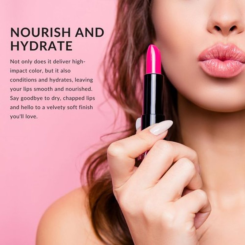 Color Me Beautiful Lipstick - Vibrant Hydrating Color for Luscious Lips | Creamy Formula