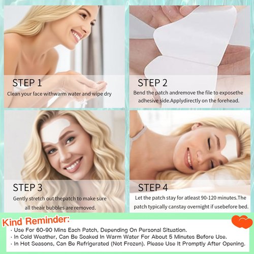 Forehead Wrinkle Patches: Anti Wrinkle Patches-Repair Winkle Remover and Treatment with Aloe Collagen and Niacinamic Acid 10pcs,Smooths out Forehead Wrinkles