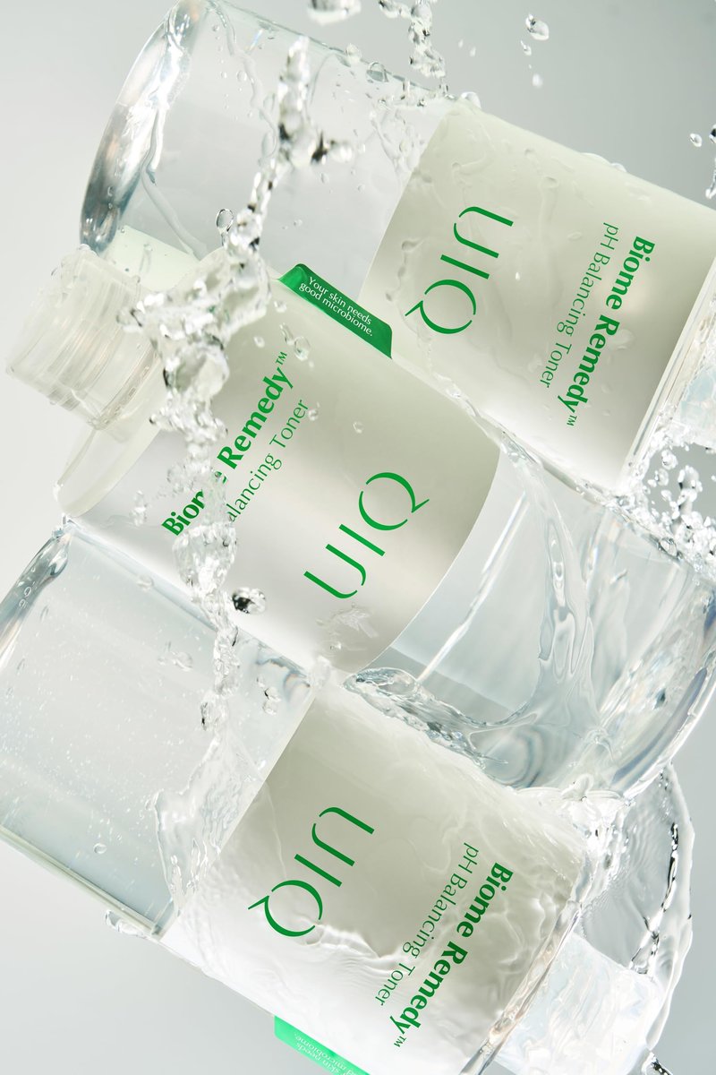 UIQ Biome Remedy pH Balancing Toner 10.14 fl. oz., Korean Skincare - Exfoliating Soothing PH Balancing Toner for Sensitive Skin