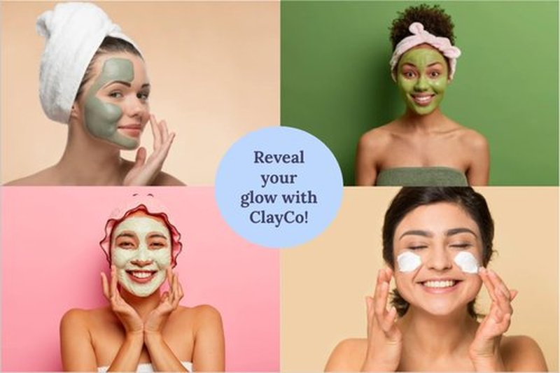 ClayCo! 10 Piece Clay Mask Variety Kit for Men & Women Facial and Skin Care, Clay Face Mask Set (Rose, Dead Sea, Green Tea, Aloe Vera, 24K Gold)