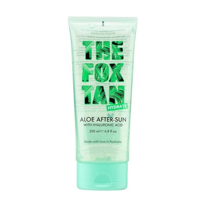 Fox Tan Aloe After-Sun Gel - Cooling & Soothing Hydration for Sunburnt Skin | Vegan, 200mL