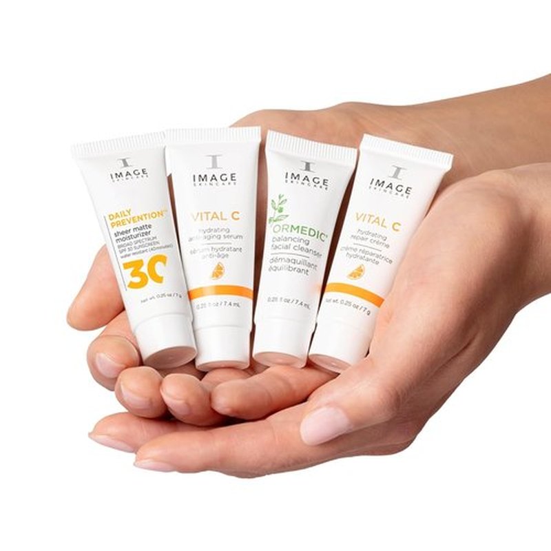 IMAGE Skincare - Five Star Favorites Introductory Skin Care Set | 4-Step Regimen for Brighter, Healthier Skin - Travel Size