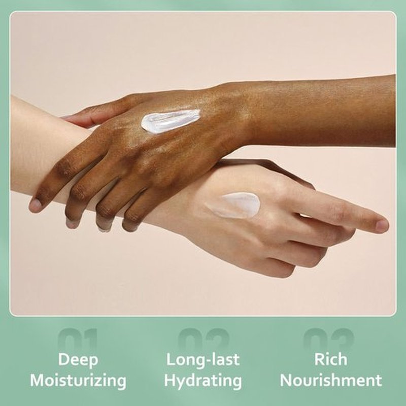 ÉCLAT NATUREL Hand Cream with 45% Shea Butter & Vitamin E, Deep Moisturizing Hand Lotion for Dry Skin, Moisturizer Dry Hands, 2.37 Fl Oz (Pack of 2)